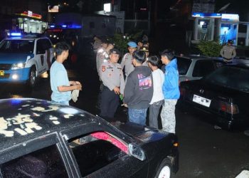 Cegah Kejahatan Jalanan, Polres Ciamis Intensifkan Patroli Gabungan Malam Hari