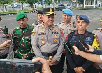 Amankan Unjuk Rasa Mahasiswa, Polres Ciamis Kerahkan Ratusan Personel
