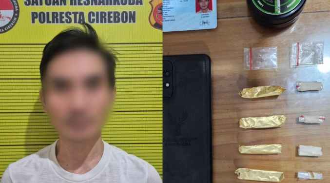 Polresta Cirebon Tangkap Pengedar Sabu di Babakan, Buru Pemasok Utama