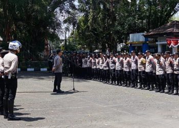 Polisi Amankan Unjuk Rasa Di Cimahi