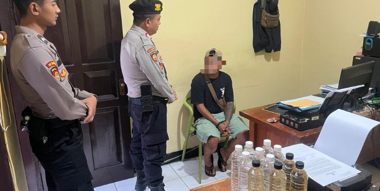 Respon Cepat, Penjual Miras Ilegal di Tarogong Kidul Diringkus Polisi