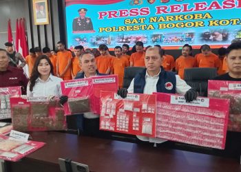 Satres Narkoba Polresta Bogor Kota Ungkap 28 Kasus Narkoba dalam Sebulan, 33 Tersangka Diamankan