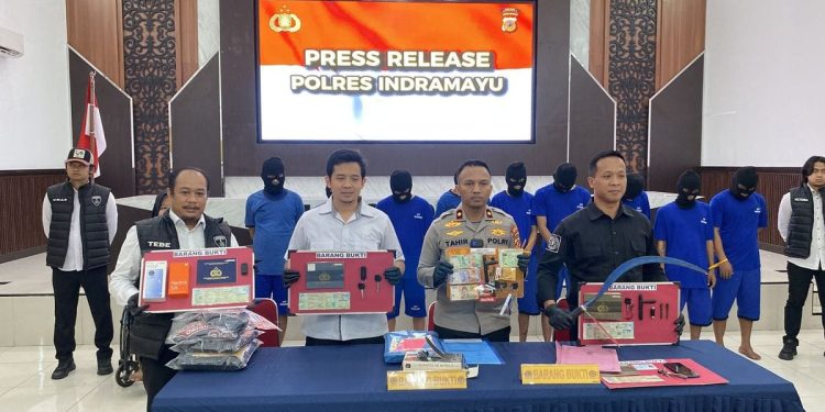 Polres Indramayu Ungkap Tujuh Kasus Pencurian, Amankan 14 Tersangka dalam Operasi Libas Lodaya 2025