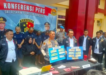 Polresta Bandung Bongkar Sindikat Curanmor, Penadahan, dan Pemalsuan STNK