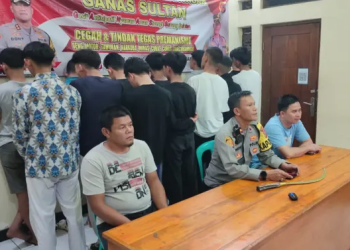 Gerak Cepat Polsek Jalancagak Gagalkan Tawuran Pelajar di Subang, 14 Siswa Diamankan Beserta Celurit