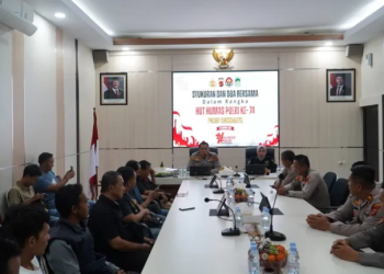 HUT Humas Polri ke-74: Polres Tasikmalaya Pererat Soliditas dengan Awak Media Pokja