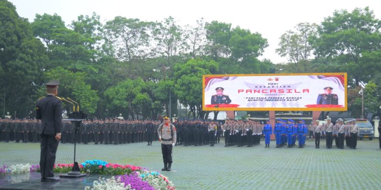 Polda Jabar Gelar Upacara Peringatan Hari Kesaktian Pancasila 2025