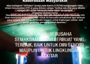 [SALAH] KTP-el Dipasang GPS untuk Pantau Keberadaan Masyarakat