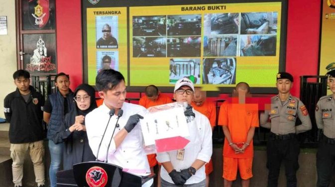 Polres Cianjur Tangkap Tiga Spesialis Pembobol Mesin ATM Lintas Provinsi