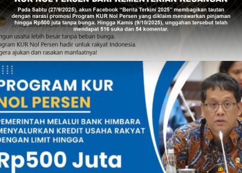 [PENIPUAN] Tautan Pendaftaran Program Kur Nol Persen Dari Kementerian Keuangan
