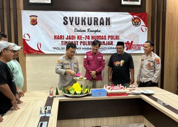 Polres Banjar Gelar Peringatan HUT Ke-74 Humas Polri dengan Suasana Akrab dan Penuh Sinergi