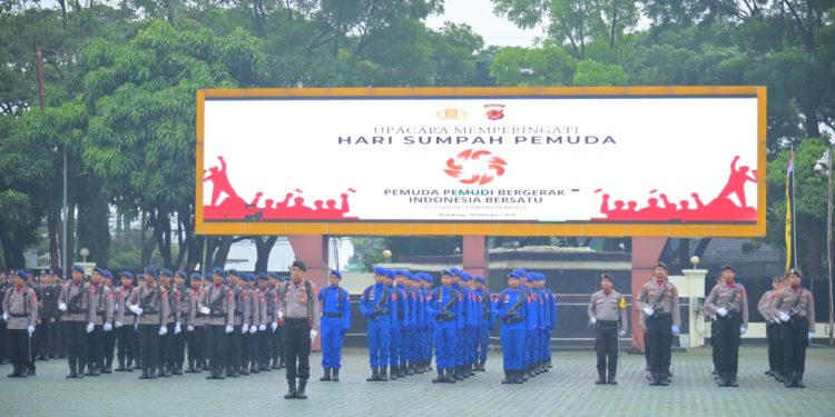 Kapolda Jabar Pimpin Upacara Hari Sumpah Pemuda ke-97 Tahun 2025, “Pemuda Pemudi Bergerak, Indonesia Bersatu”