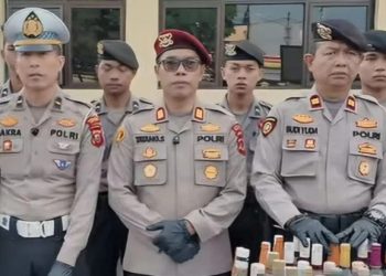 Gencarkan Pemberantasan Penyakit Masyarakat, Polres Cianjur Sita Hampir Seribu Botol Miras