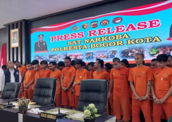 Polresta Bogor Kota Ungkap 28 Kasus Narkoba, Sita Puluhan Ribu Butir Psikotropika