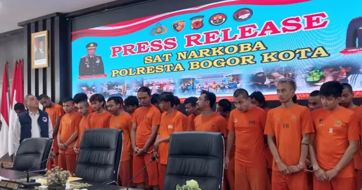 Polresta Bogor Kota Ungkap 28 Kasus Narkoba, Sita Puluhan Ribu Butir Psikotropika