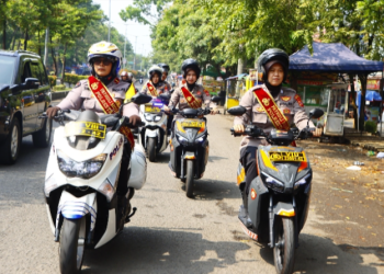 Polwan Mojang Presisi Polresta Bandung Sapa Warga, Jaga Keamanan dan Dengarkan Aspirasi Masyarakat