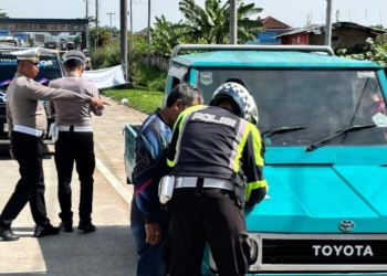 Satlantas Polresta Bandung Gelar Ramp Check di Exit Tol Soroja, Awali Operasi Zebra Lodaya 2025