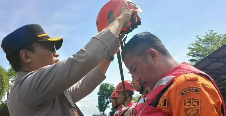 Polres Banjar Gelar Apel Siaga Bencana Hidrometeorologi: Tingkatkan Kesiapsiagaan Hadapi Potensi Bencana