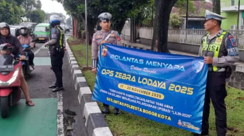 Operasi Zebra Lodaya di Kota Bogor Tindak Parkir Liar dengan ETLE Mobile