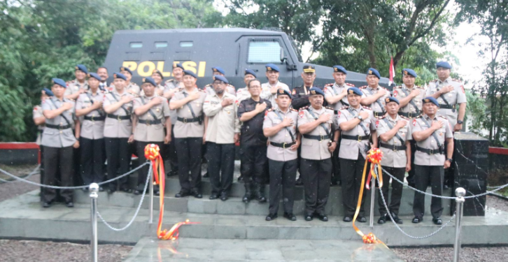 Satbrimob Polda Jabar Resmikan Monumen Kendaraan Taktis Brimob, Wujud Penghormatan dan Semangat Pengabdian