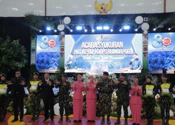Kapolda Jabar Pimpin Syukuran Peringatan HUT ke-80 Korps Brimob Polri Tahun 2025