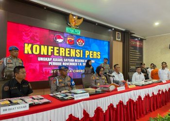 Polresta Cirebon Ungkap 12 Kasus Narkoba, 15 Tersangka Diamankan