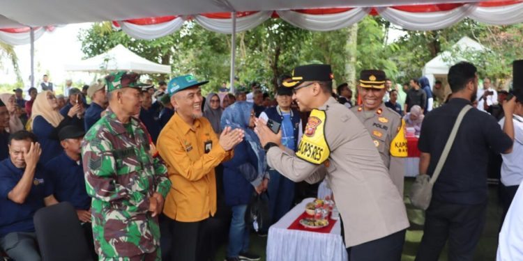 Polres Sukabumi Kota Dukung Ketahanan Pangan Daerah, Hadiri Pembagian Benih dan Soft Launching Rumah Pangan Rakyat