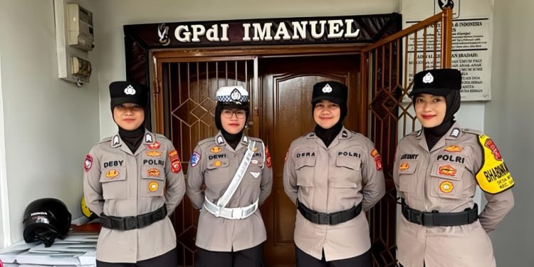 Polwan Polres Ciamis Gencarkan Patroli Mojang Lodaya, Tingkatkan Keamanan dan Ketertiban di Titik Keramaian