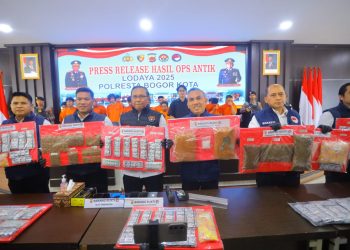 Polresta Bogor Kota Ungkap 20 Kasus Narkoba Selama Ops Antik Lodaya 2025
