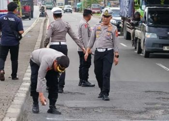Jelang Operasi Lilin 2025, Polres Subang Sisir Jalur Pantura dan Wisata, Temukan Lubang Jalan yang Harus Cepat Diperbaiki