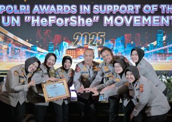 RaihPenghargaan UN ‘HeForShe’, Polda Jabar Diapresiasi sebagai Role Model Nasional Pelopor Kesetaraan Gender Di Polri