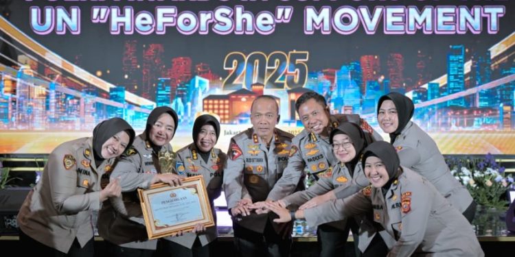 RaihPenghargaan UN ‘HeForShe’, Polda Jabar Diapresiasi sebagai Role Model Nasional Pelopor Kesetaraan Gender Di Polri