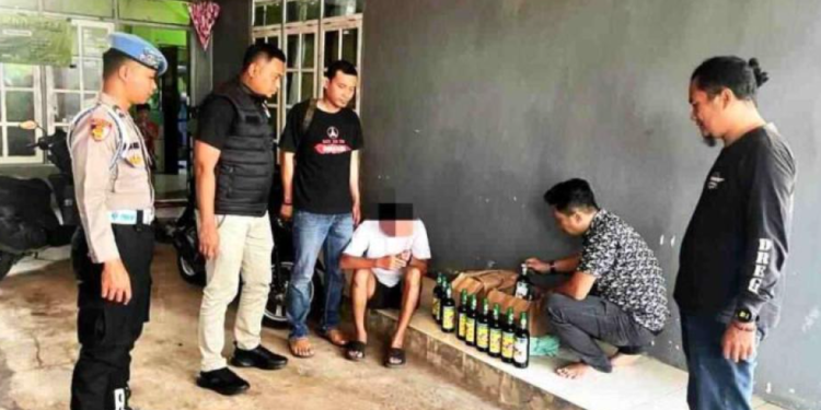 Cipta Kondisi Jelang Tahun Baru, Polres Banjar Sisir Warung Jamu dan Toko Penjual Miras