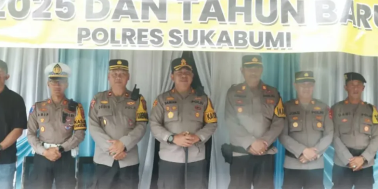 Kapolres Sukabumi Cek Kesiapan Pospam Cikidang Jelang Natal dan Tahun Baru