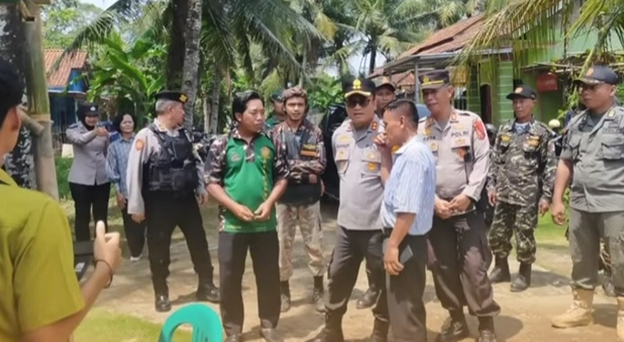 Kapolres Banjar Pantau Langsung Pengamanan Kebaktian Natal di GKKI