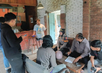 Respons Cepat, Polisi Olah TKP Pencurian Laptop Mahasiswa di Sekre Galuh Ciamis
