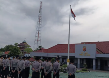 Polres Indramayu Gelar Apel Kesiapan Pengamanan Pasca Pilwu Serentak 2025