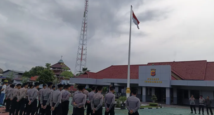 Polres Indramayu Gelar Apel Kesiapan Pengamanan Pasca Pilwu Serentak 2025