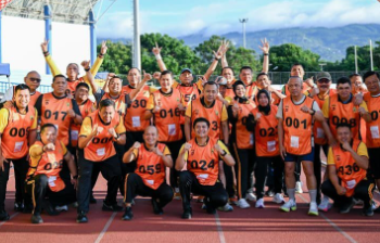 Kapolda Jabar Jaga Kebugaran Bersama Pejabat Utama Jelang Pengamanan Nataru 2025/2026