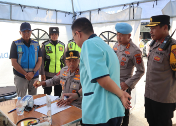 Kapolda Jabar Tinjau Kesiapan Pospam di Rest Area KM 88B Tol Cipularang