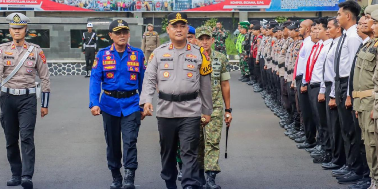 Polres Ciamis Gelar Apel Pasukan, Siap Amankan Natal dan Tahun Baru 2026