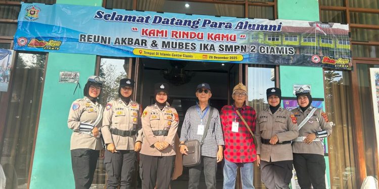 Polwan Polres Ciamis Gencarkan Patroli Mojang Lodaya, Ciptakan Kamtibmas Kondusif