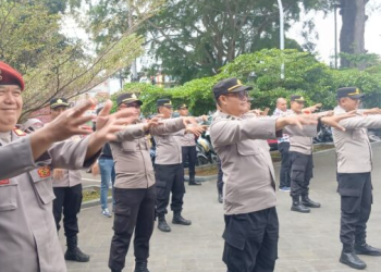 Polres Sukabumi Kota Gelar Pendampingan Psikologi bagi Personel Satgas Operasi Lilin Lodaya