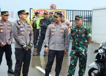 Polisi Kawal Ketat Unras Ormas di KIIC Karawang