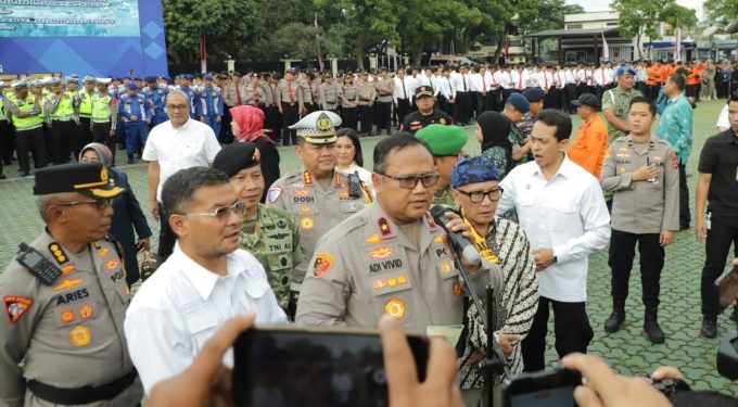 Operasi Lilin Lodaya 2025 : Polda Jabar Kerahkan 25. 642 Personel Gabungan Amankan Nataru 2025