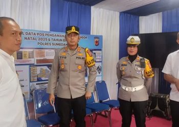 Kapolres Sumedang Pastikan Kesiapan 11 Pos Pengamanan dan Pelayanan Jelang Perayaan Nataru 2025/2026
