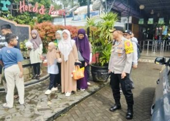Sambut Libur Panjang, Polsek Jalancagak Subang Perketat Patroli di Sejumlah Destinasi Wisata