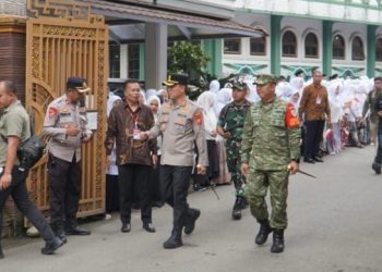 Kunjungan Wapres RI di Ponpes Cipasung Sukses, Kapolres Tasikmalaya Beri Apresiasi Personel Gabungan