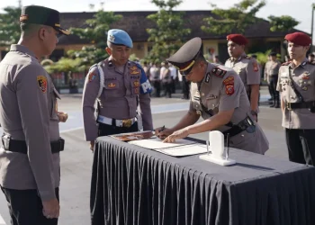 Polres Cimahi Lakukan Rotasi Pejabat Strategis, Kapolres Tekankan Sinergi Peningkatan Pelayanan