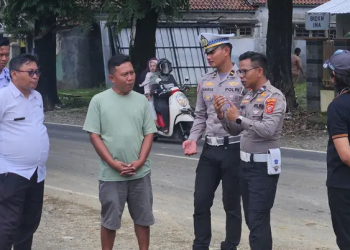 Material Berceceran di Jalan Raya Majalengka-Cirebon Dikeluhkan, Satlantas Gerak Cepat Koordinasi
